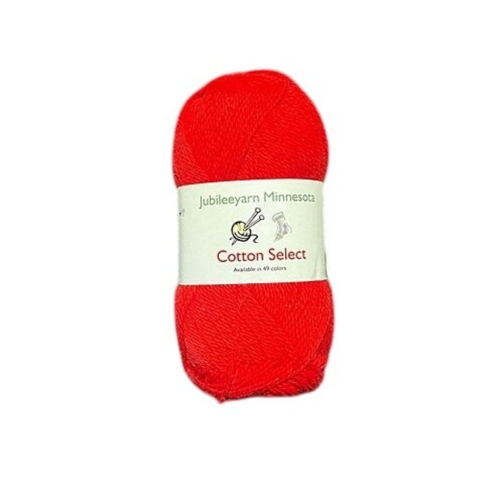 Jubilee yarn Minnesota Cotton Select Hearts Red Colorway